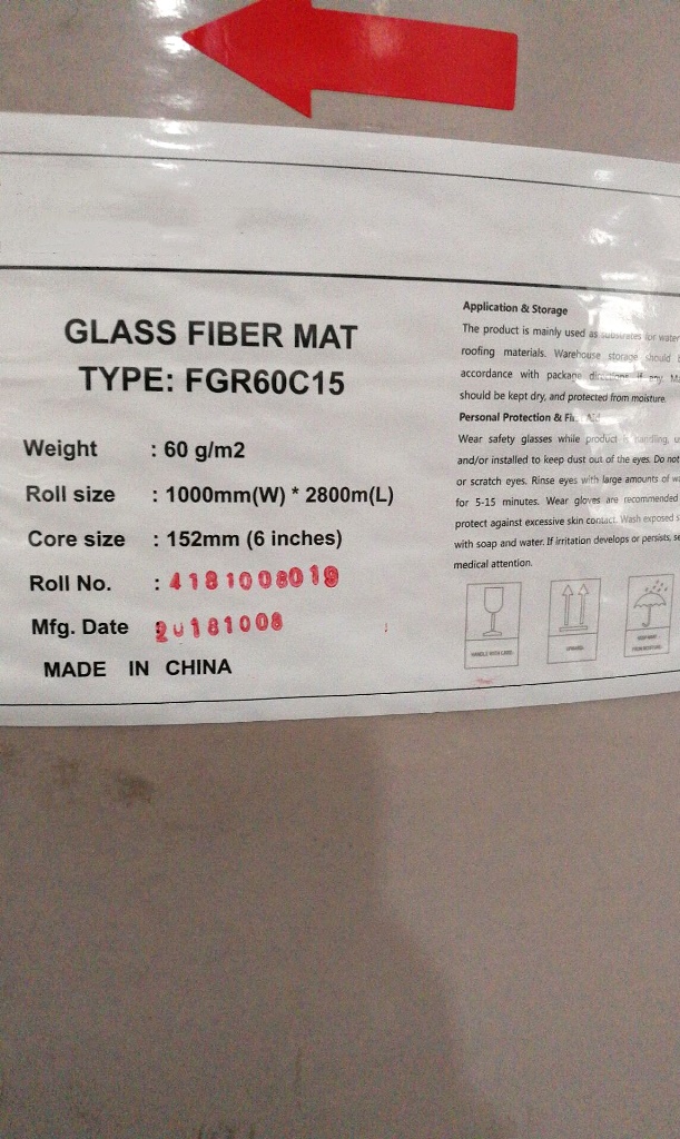 Fiberglass surface tissue 50/55/60g