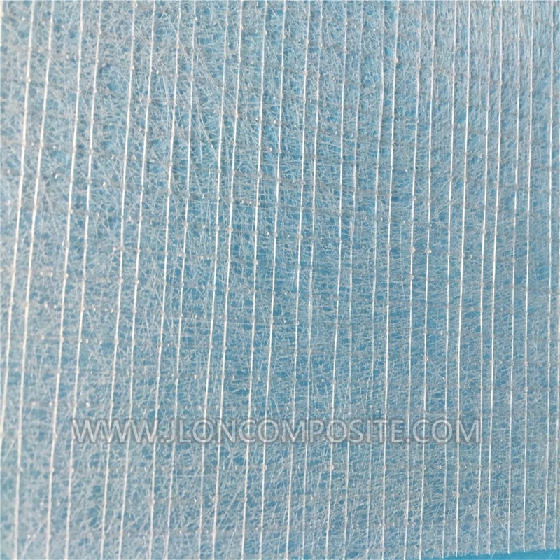 Fiberglass tissue with mesh for PVC vinyl flooring