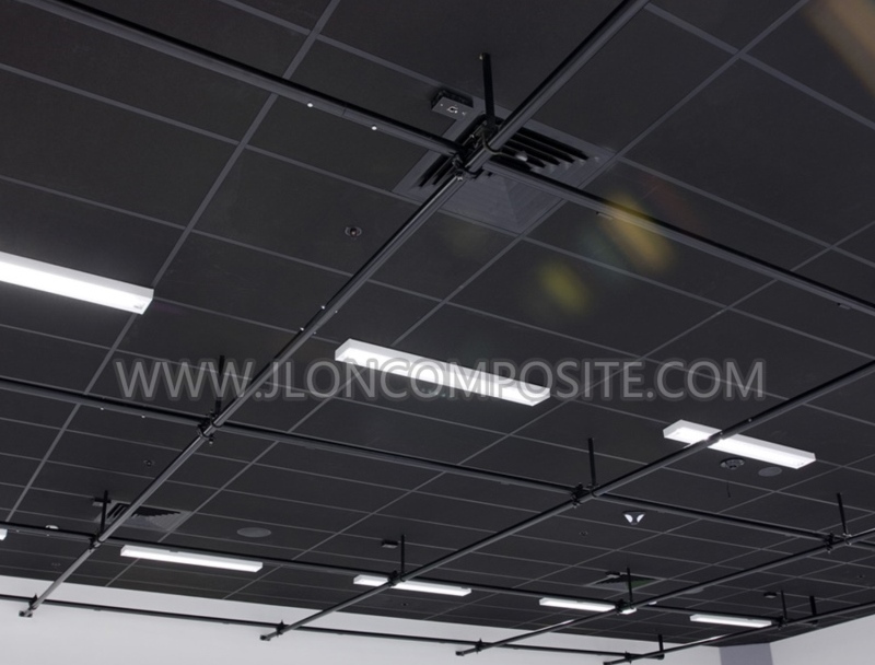 Fiberglass black tissue for Acoustic fiberglass Ceiling tiles